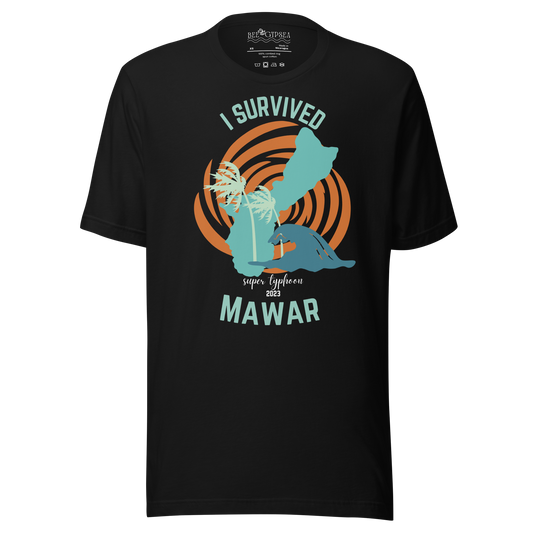 Typhoon Mawar Back Graphic in Black